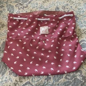 Ivory Ella Draw String Backpack